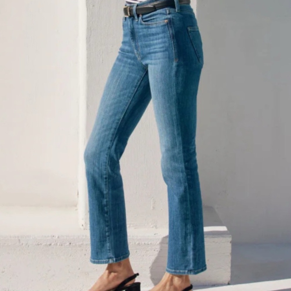 AYR The Pop Straight Leg Ankle Jeans